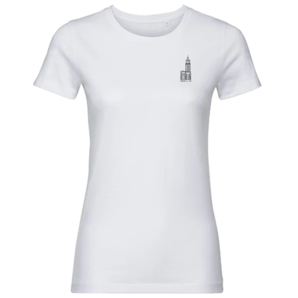 Deventer Lebuïnuskerk klein dames T-shirt wit