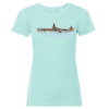 Deventer art dames T-shirt aqua