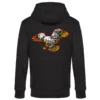 Deventer hoodie eagle rood geel groot zwart achterkant