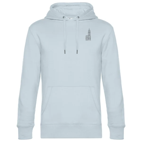 Deventer hoodie Lebuïnuskerk light blue