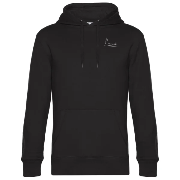 Deventer hoodie wave zwart